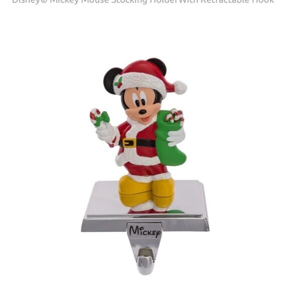Kurt Adler Mickey Mouse Stocking Holder - Picture 1 of 7
